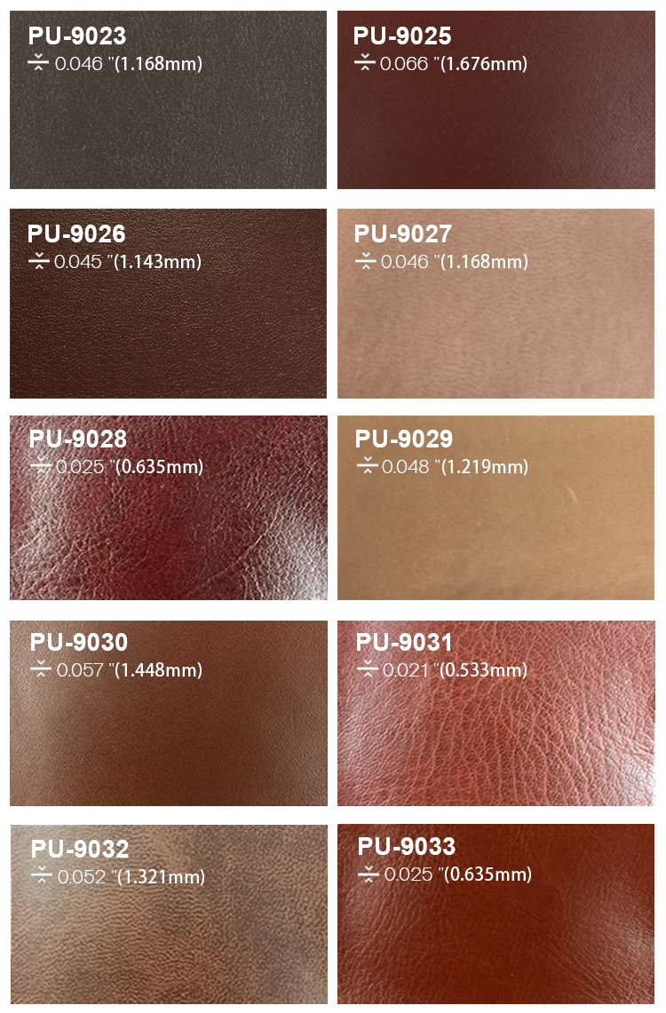 PU leather patches colors version 3