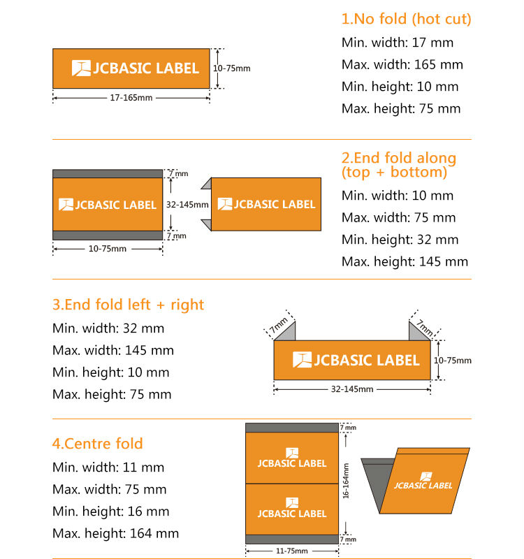 Lace Align - Sizing Labels and Back Panel Stays 